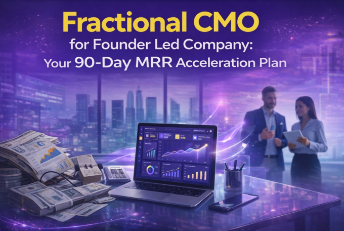 Fractional CMO for Founder Led Company: Your 90-Day MRR Acceleration Plan