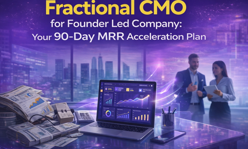 Fractional CMO for Founder Led Company: Your 90-Day MRR Acceleration Plan